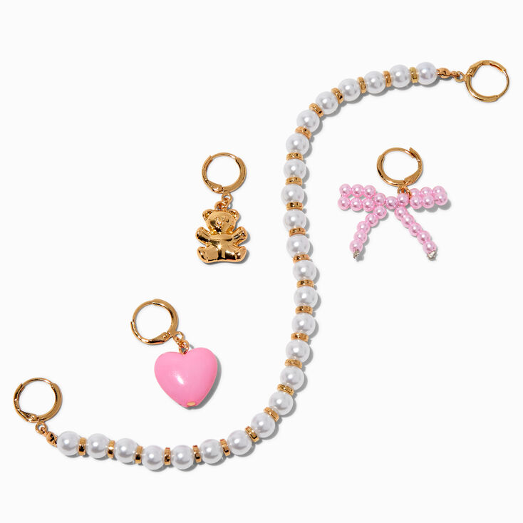 DIY Pretty Pearl Beaded Shoelace Charm Kit,