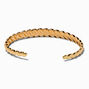 Gold-tone Braided Woven Cuff Bracelet,