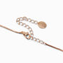 Gold-tone Seashell &amp; Pink Tassel Pendant Necklace,