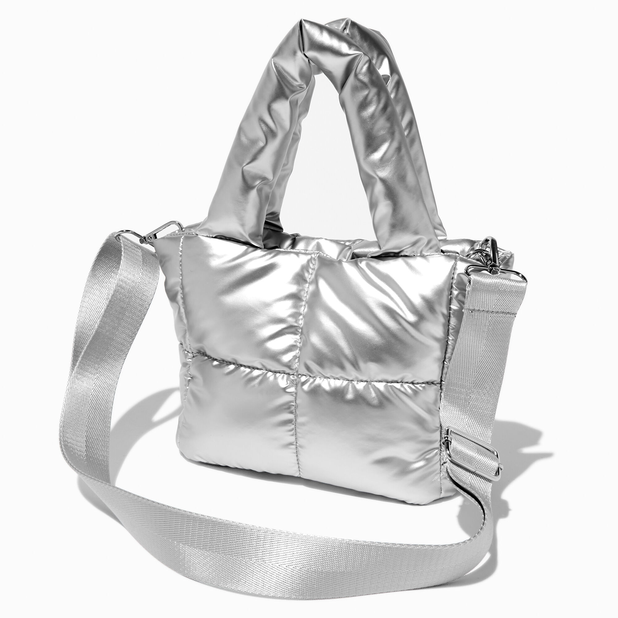 Claire s Puffy Tote Bag