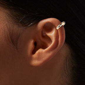 Gold-tone Starburst Stackable Ear Cuff ,