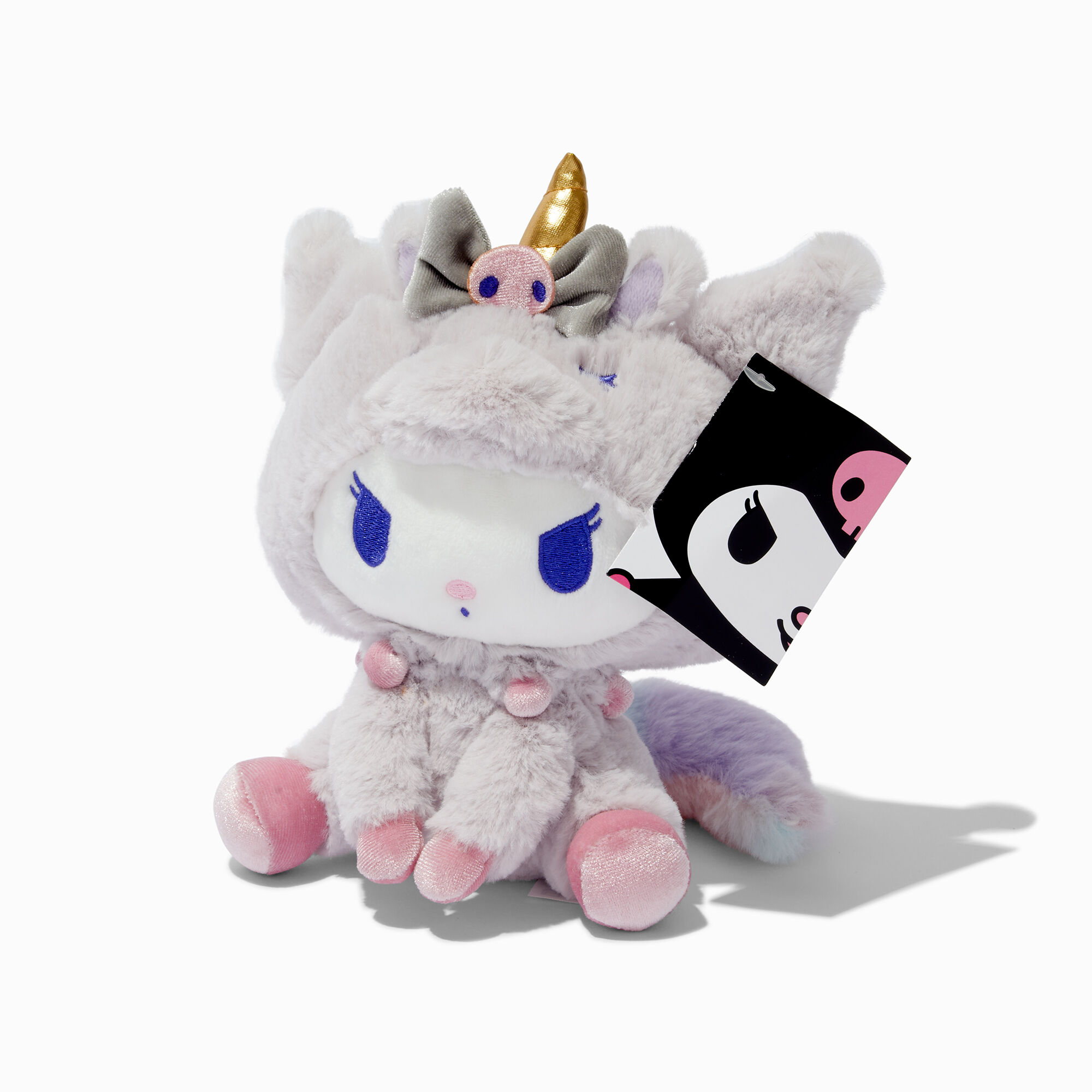Peluche Kuromi en costume de licorne Hello Kitty® et ses amis