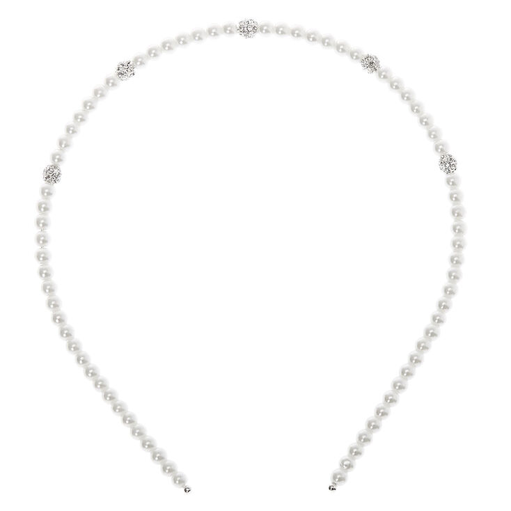 Pearl Mini Halo Headband | Claire's US