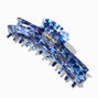 Blue Tortoiseshell Acrylic Hair Claw,