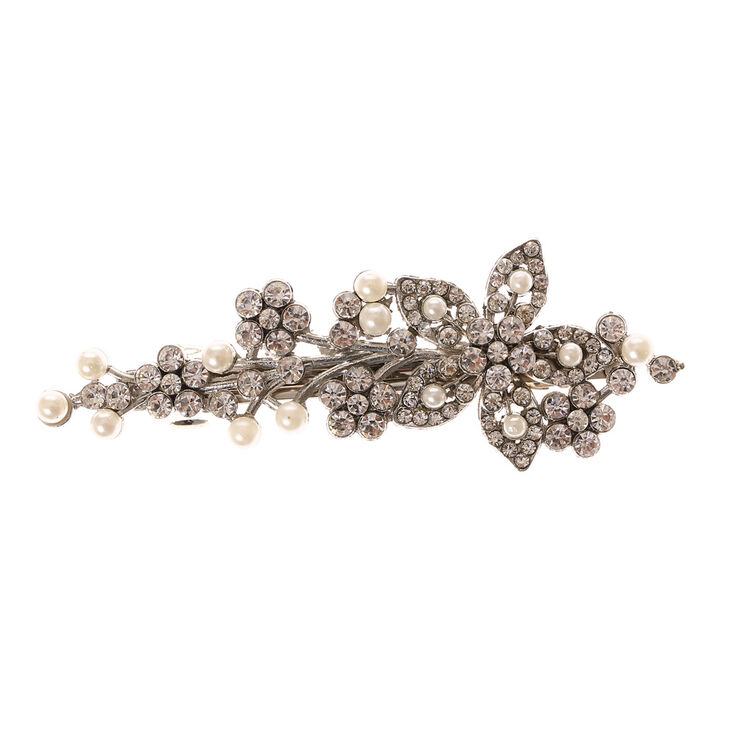 Pearl Flower Alligator Clip Claire S Us