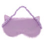Masque de sommeil oreilles de chat couleur lilas,