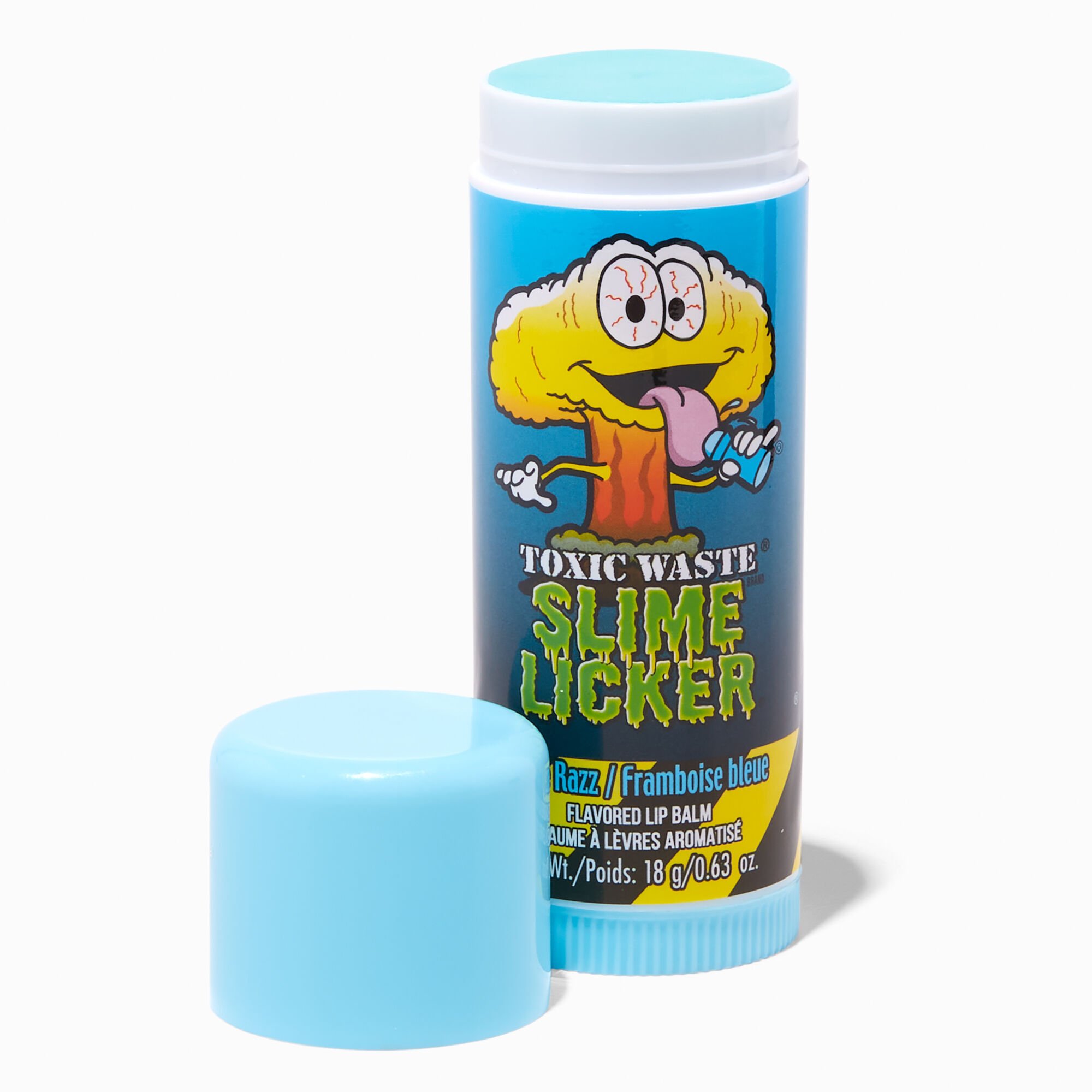 View Claires Toxic Waste Slime Licker Humongous Lip Balm Blue information