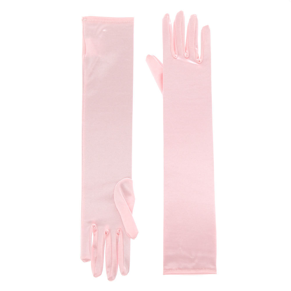 Pink formal gloves store