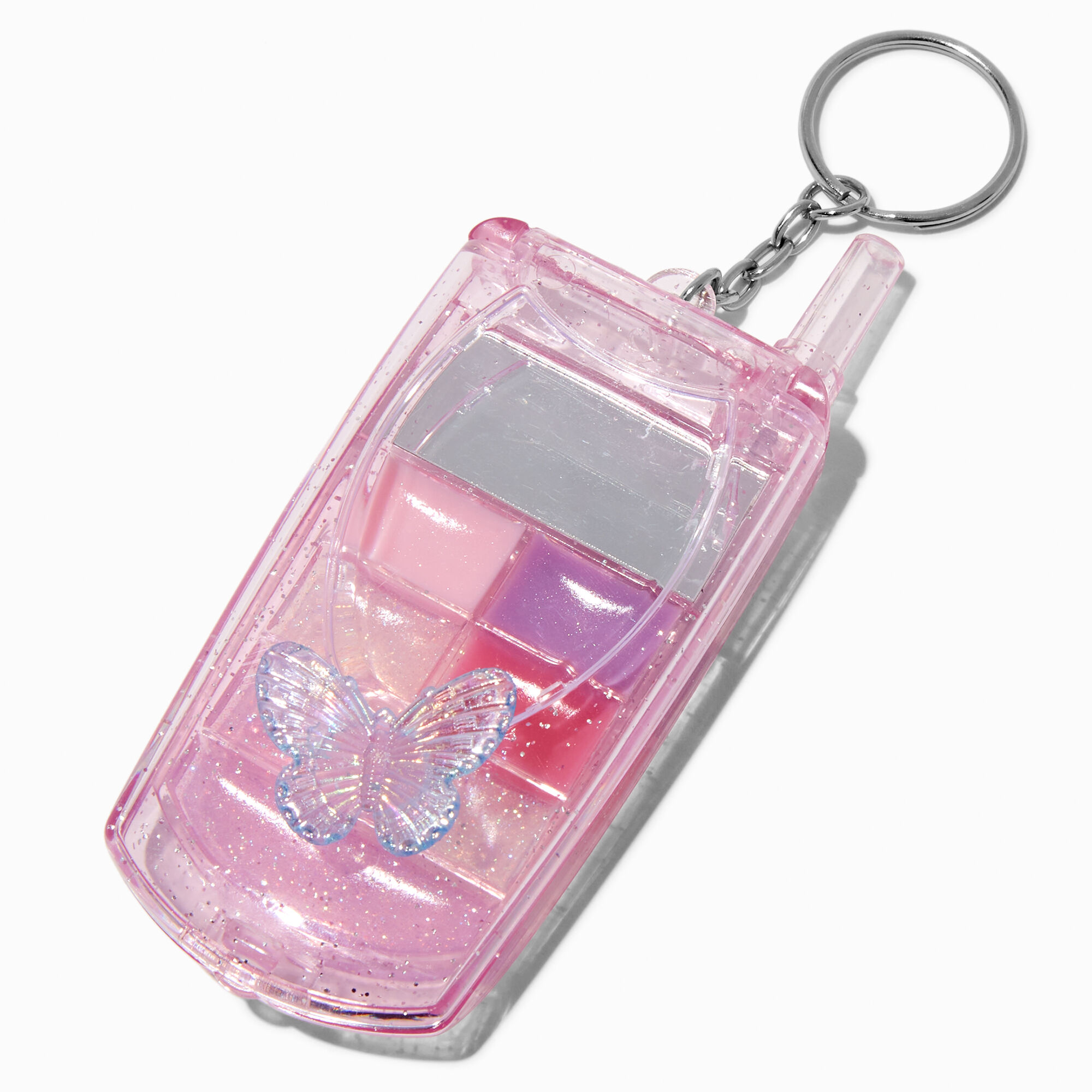View Claires Butterfly Bling Flip Phone Lip Gloss Set information