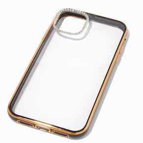 Coque de portable transparente/noir d&eacute;cor&eacute;e - Compatible avec iPhone&reg;&nbsp;XR/11,