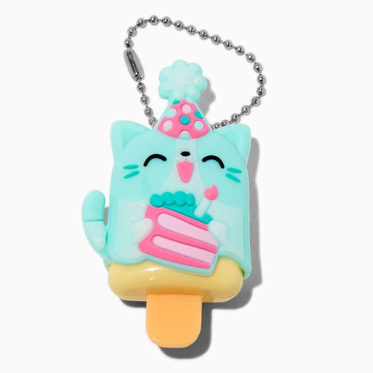 Pucker Pops&reg; Birthday Cat Lip Gloss - Raspberry,