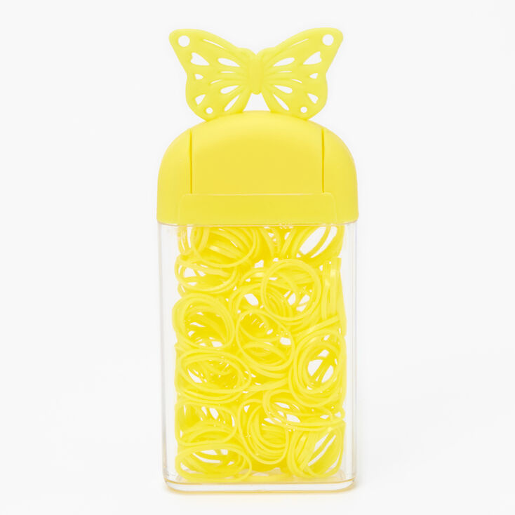 Claire&#39;s Club Butterfly Hair Tie Set - Yellow,