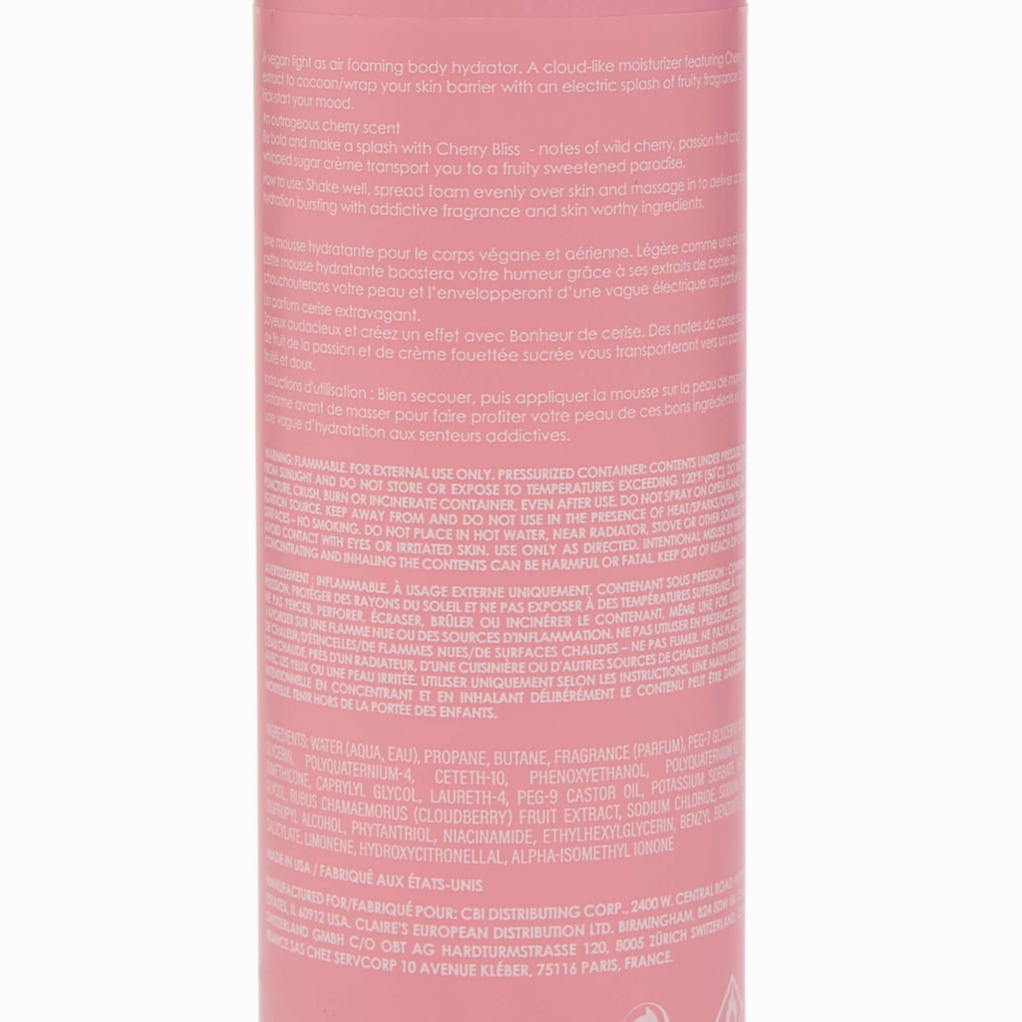 C by Claire's Cherry Bliss Quench Foam Hydrator,