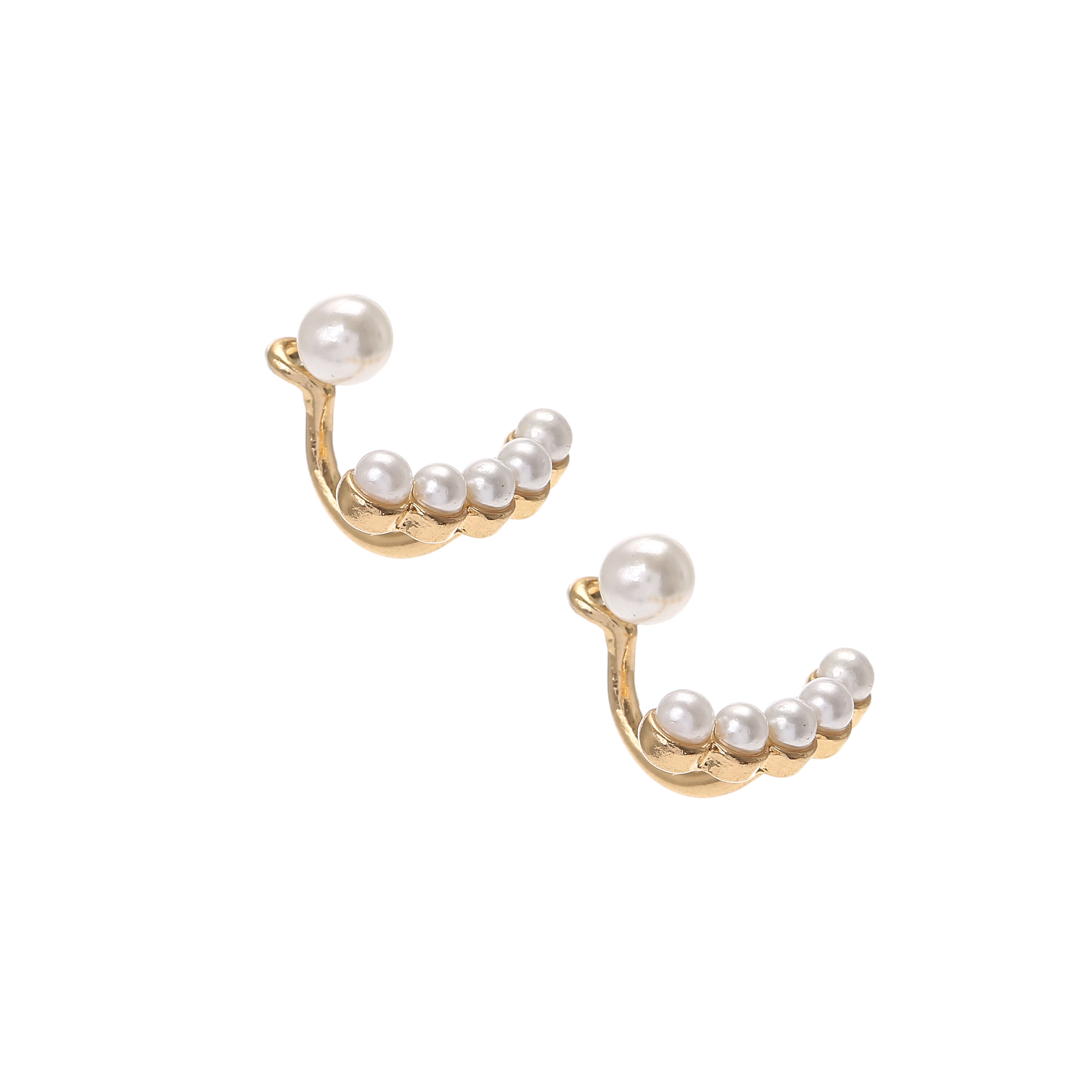 Pearl & Gold Earring Jacket,