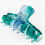 Medium Teal Ombre Hair Claw,
