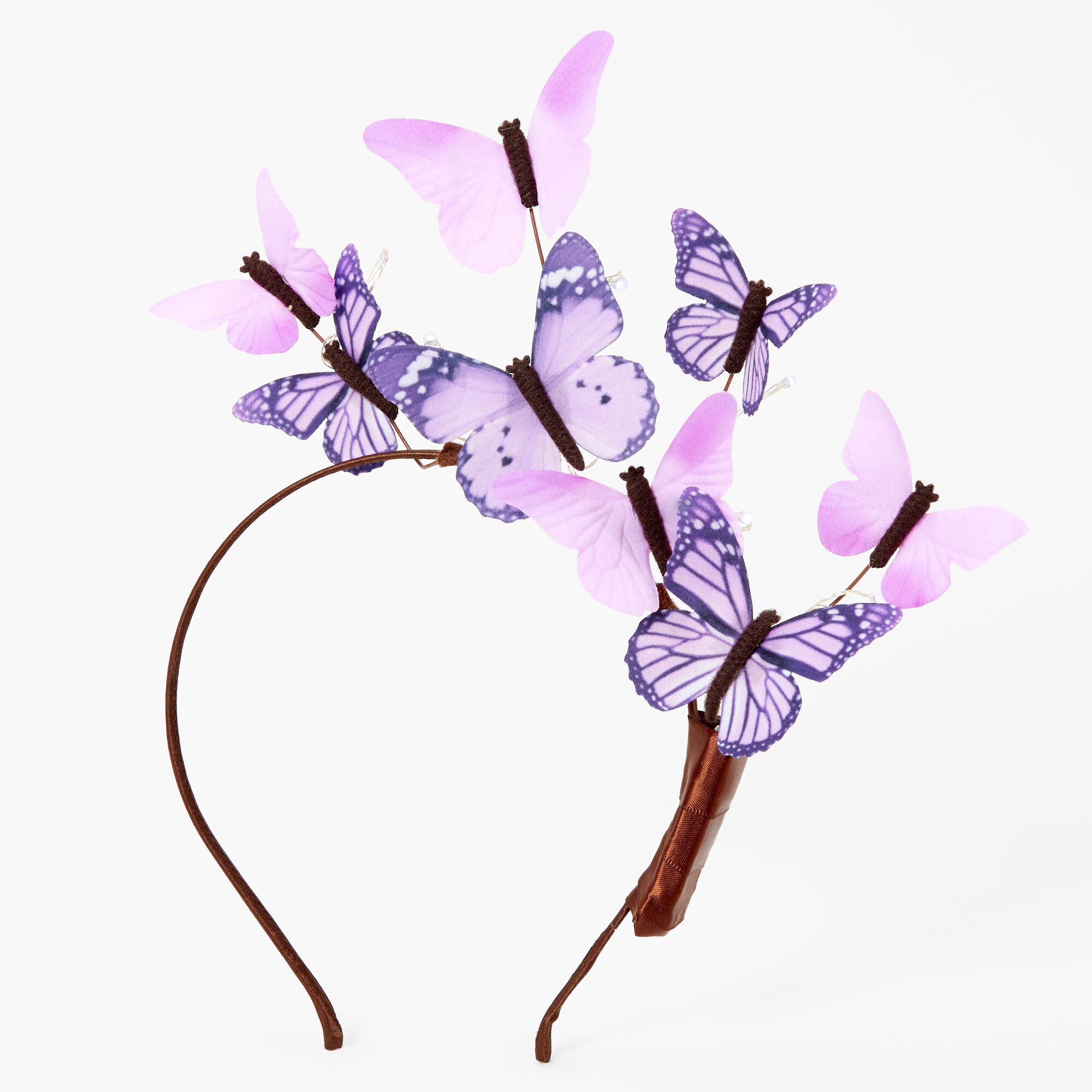 Purple Butterfly Light Up Headband,