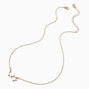 Gold-tone Zodiac Constellation Pendant Necklace - Leo,