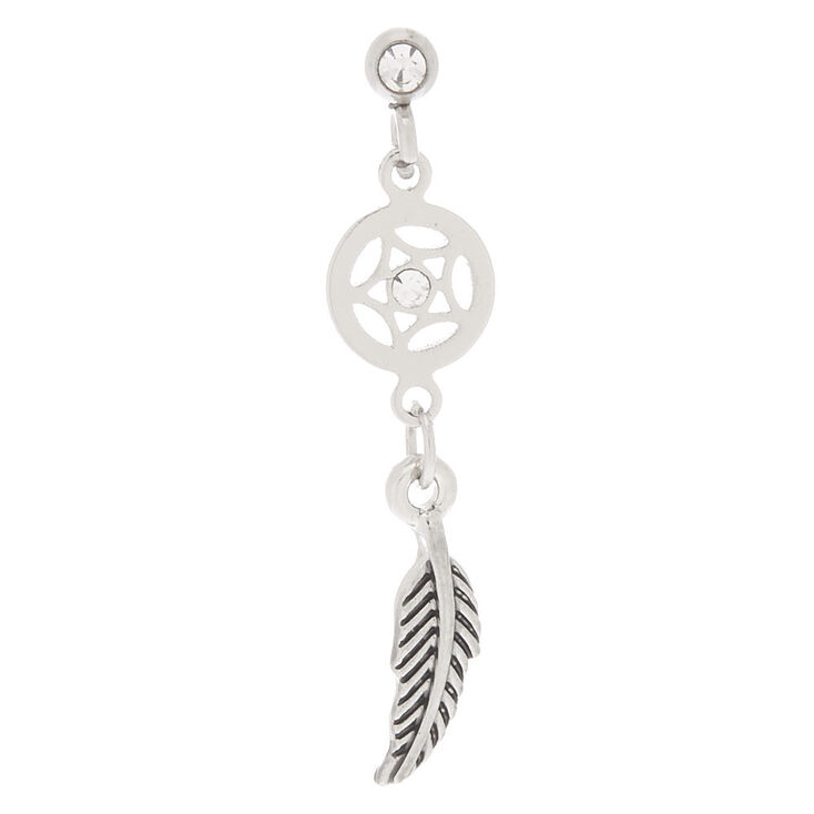 Claire's Clou d’oreille pour cartilage attrape-rêves avec strass