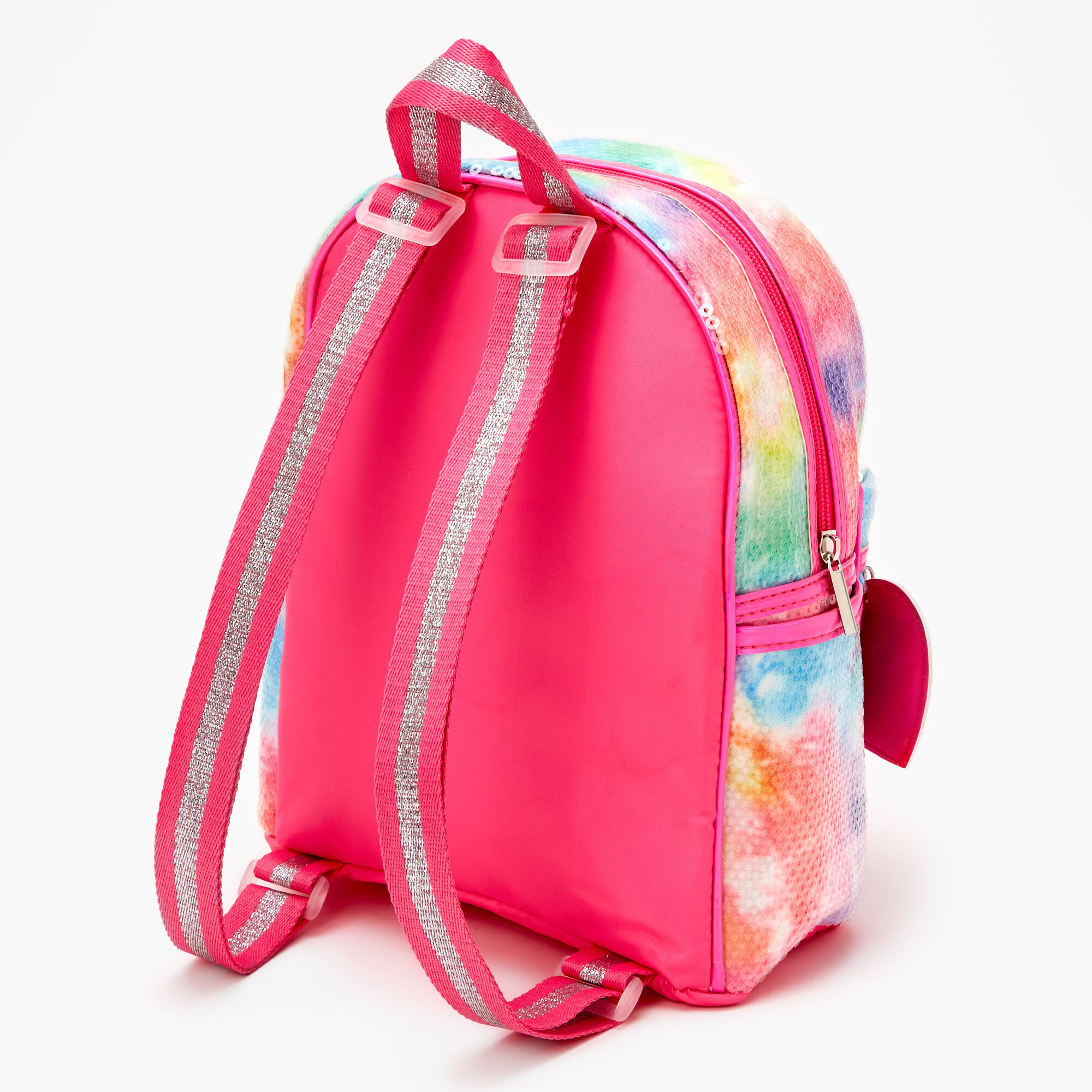 Sequin Tie-Dye Mini Backpack- Rainbow,