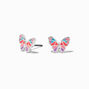 Mini UV Color-Changing Butterfly Stud Earrings,