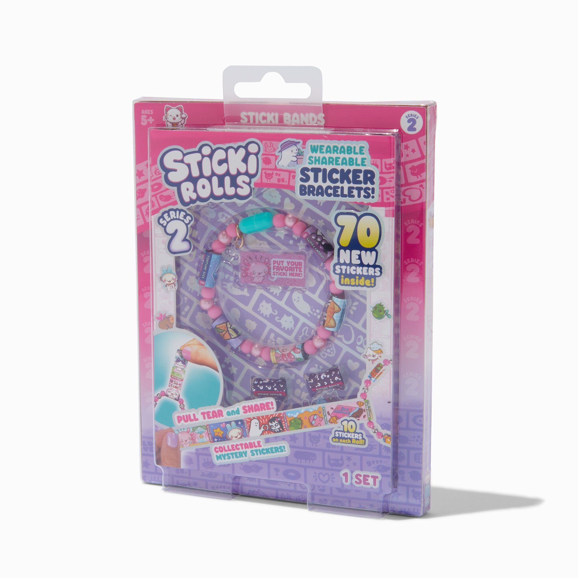 Kit de bracelets autocollant Sticki Rolls™ série 1 - Les modèles peuvent varier,