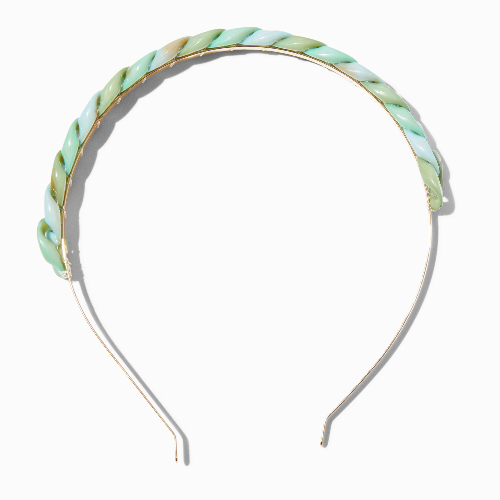 Jade Green Chain Link Headband