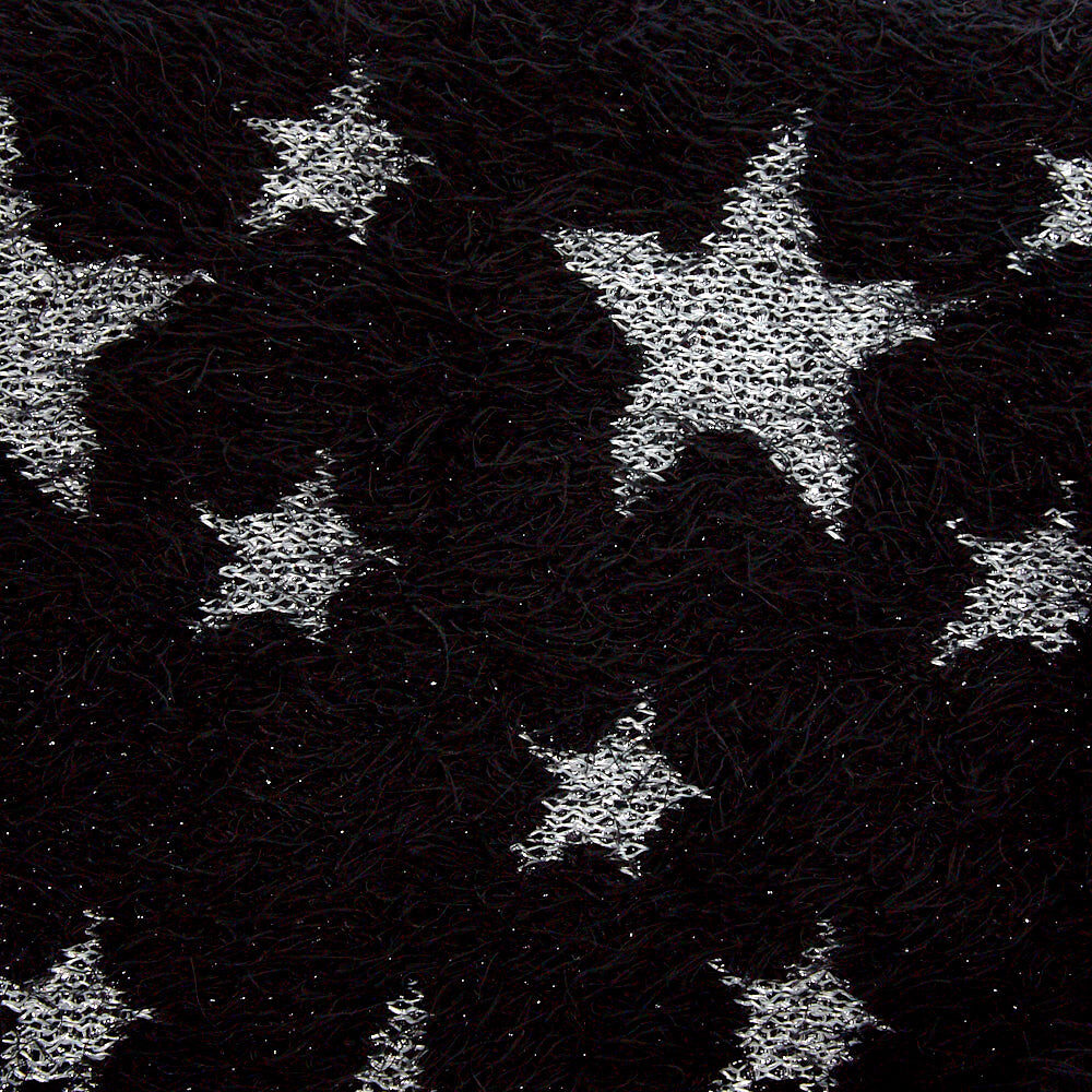 Stars Infinity Scarf - Black,