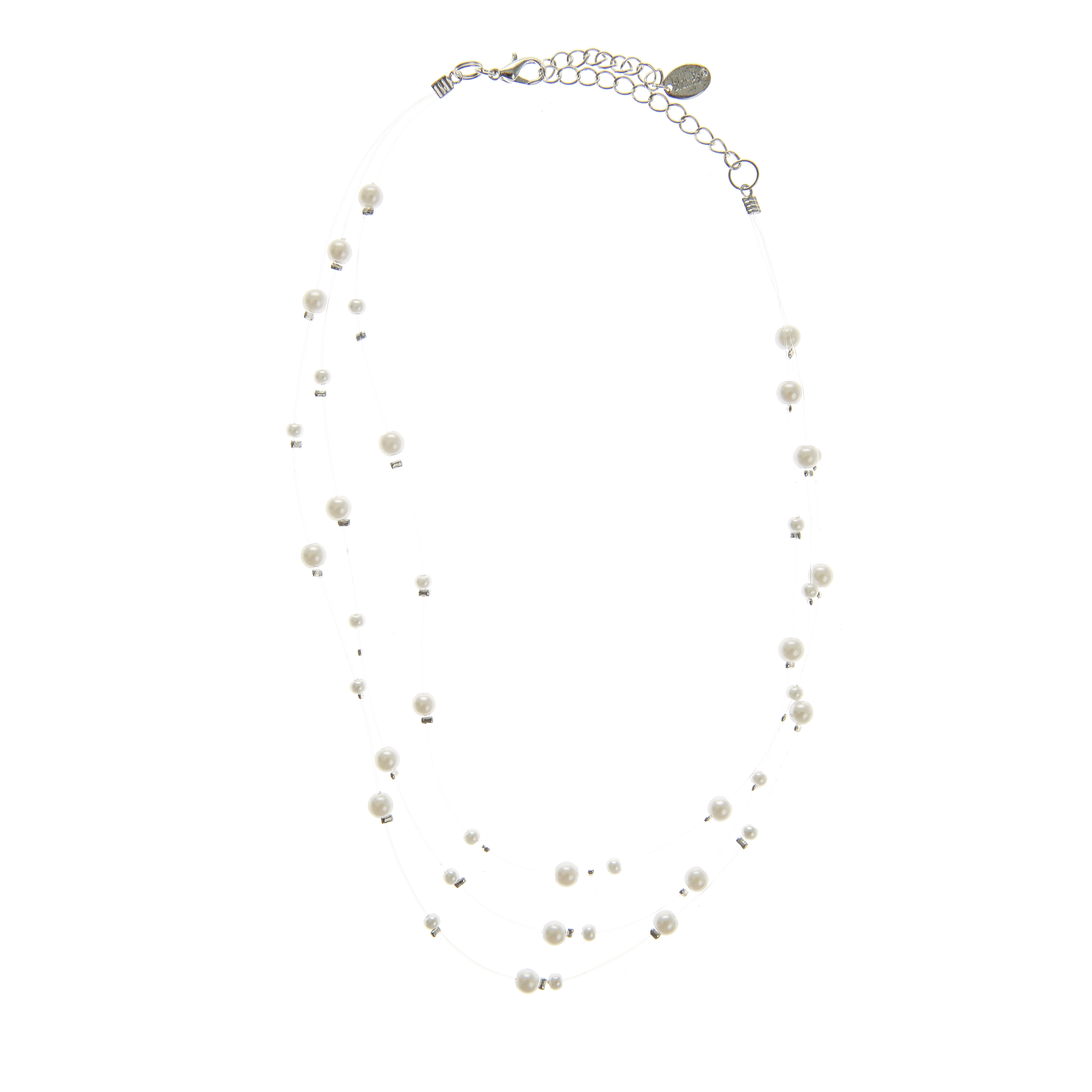 Claire's pearl best sale necklace