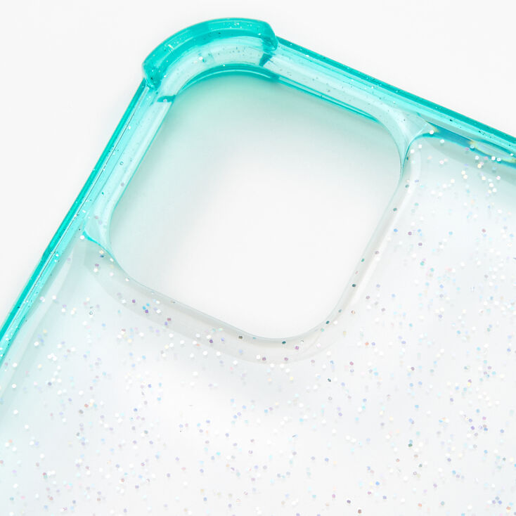 Mint Glitter Clear Phone Case - Fits iPhone&reg; 12/12 Pro,