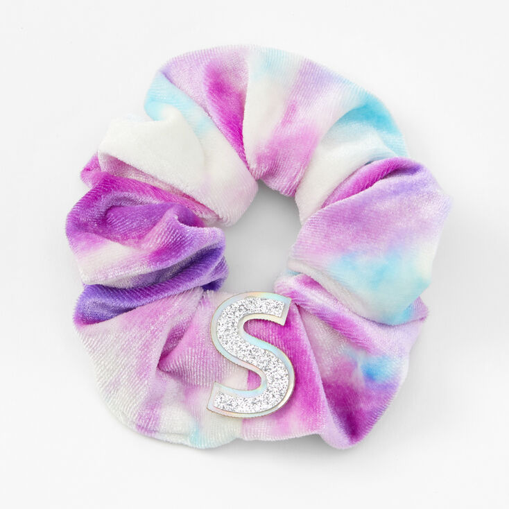 Medium Initial Ombre Hair Scrunchie - S,