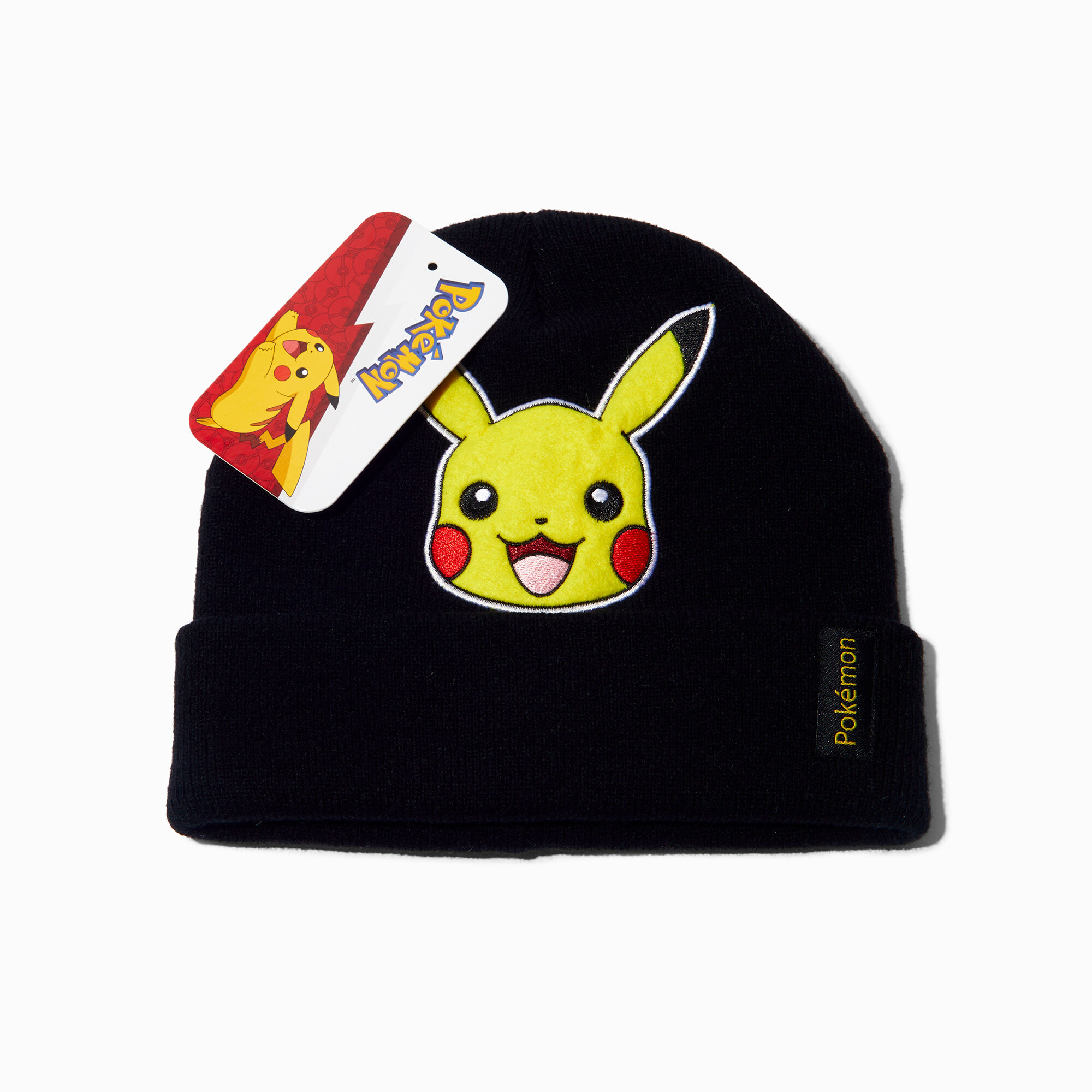 View Claires Pokémon Pikachu Beanie Hat Black information