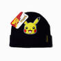 Pok&eacute;mon&trade; Pikachu Black Beanie Hat,