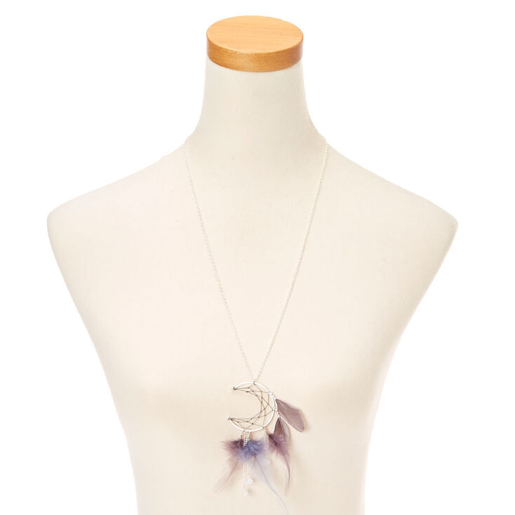 Dreamcatcher Feather Long Pendant Necklace,