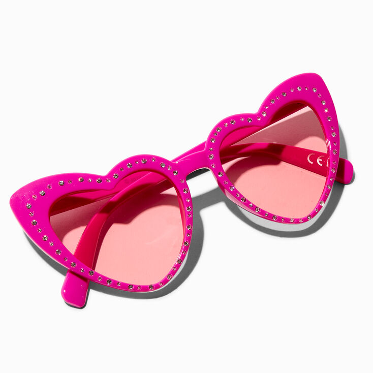 venskab Bare overfyldt Withered Barbie™ Pink Heart Cat Eye Sunglasses | Claire's US