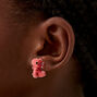 Fuzzy Dinosaur Stud Earrings,