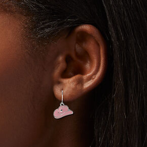 Pink Cowboy Hat 0.5&quot; Drop Earrings,