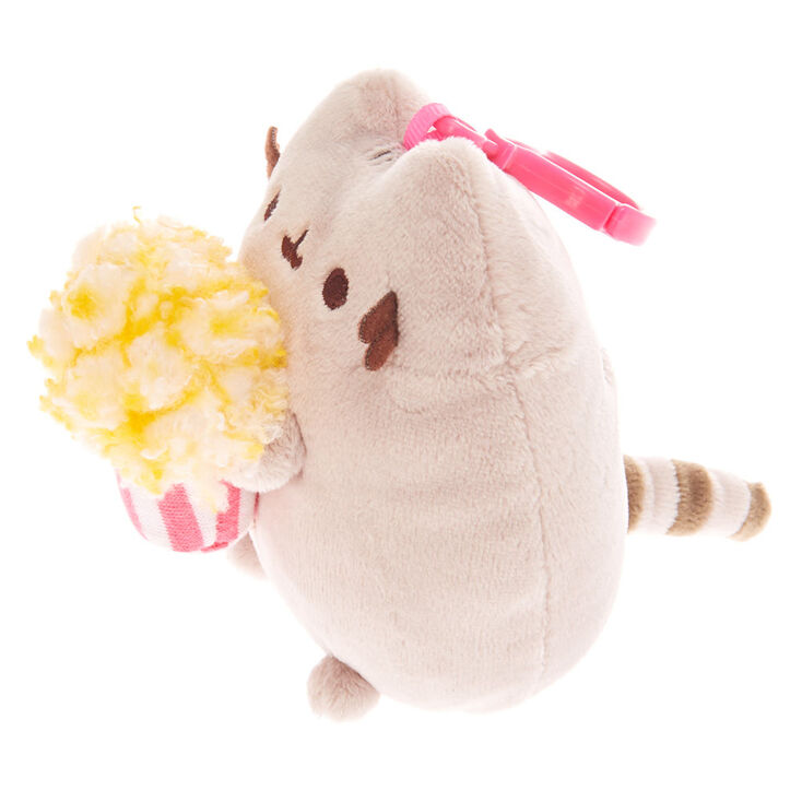 Pusheen&reg; Popcorn Keyclip - Grey,