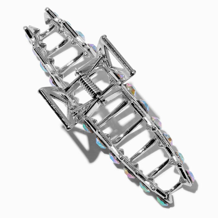 Silver Crystal Stars Hair Claw ,