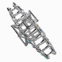 Silver Crystal Stars Hair Claw ,