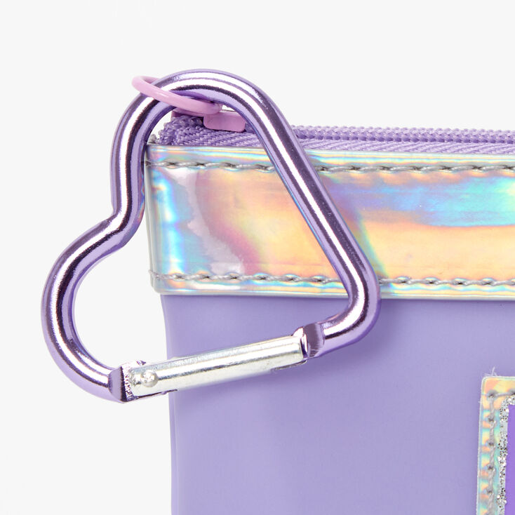 Initial Coin Purse - Purple, M,