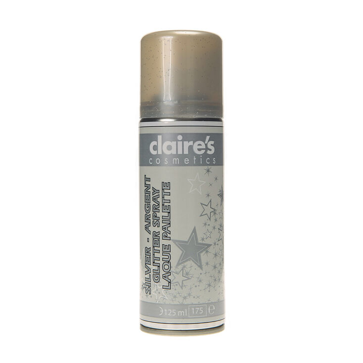 Silver Glitter Hair Spray | Claire's