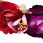 Couronne de fleurs roses romantique,