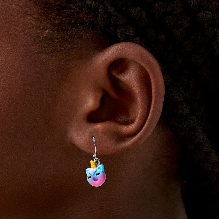 Unicorn Donuts 0.5&quot; Drop Earrings - 3 Pack,