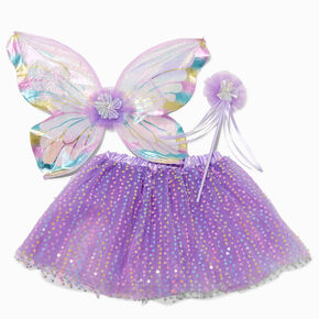 Claire&#39;s Club Butterfly Purple Sequin Dress Up Set - 3 Pack,