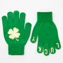 Lucky Shamrock Gloves - Gold,