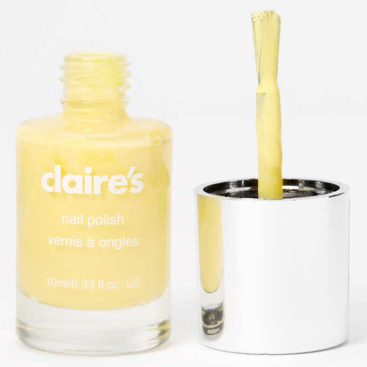 Solid Nail Polish - Pastel Yellow,