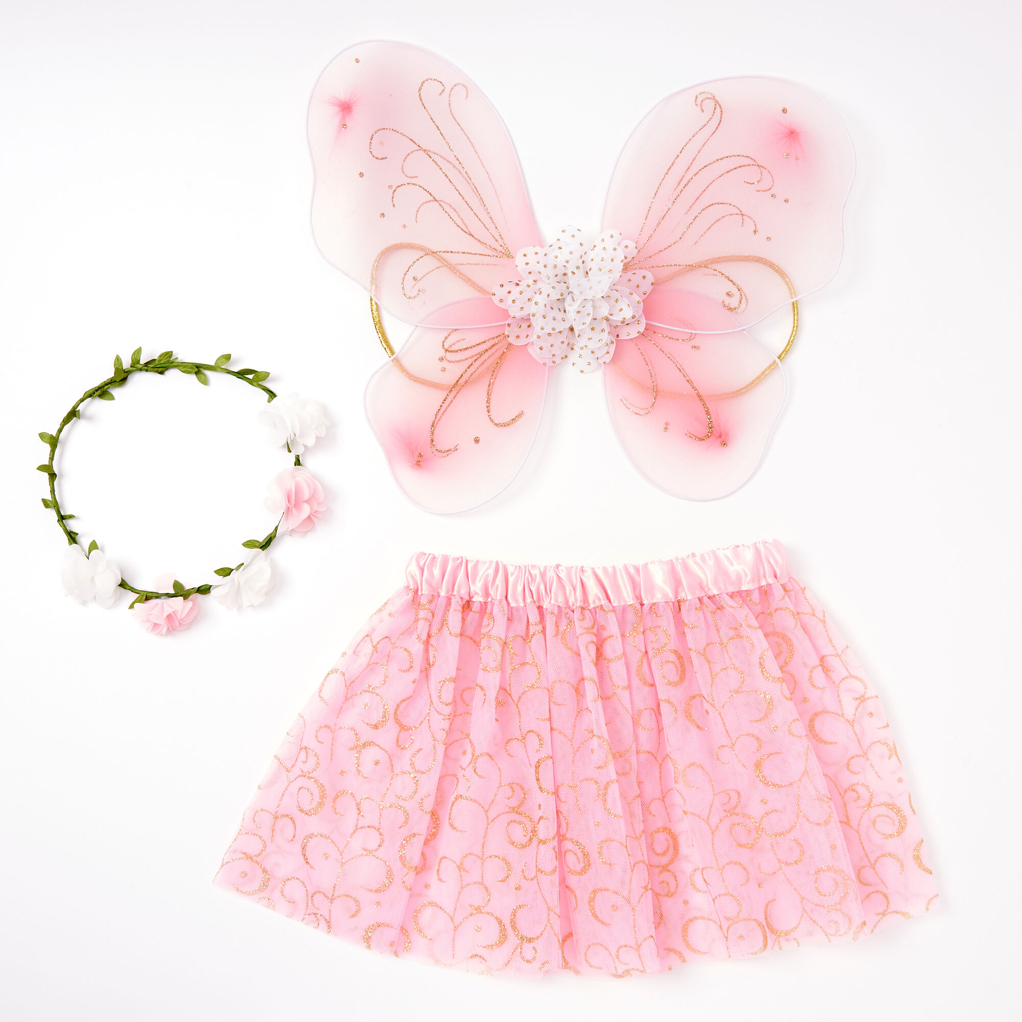View Claires Club Woodland Fairy Dress Up Set 3 Pack Pink information