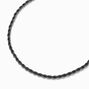Hematite 4MM Rope Chain Necklace,