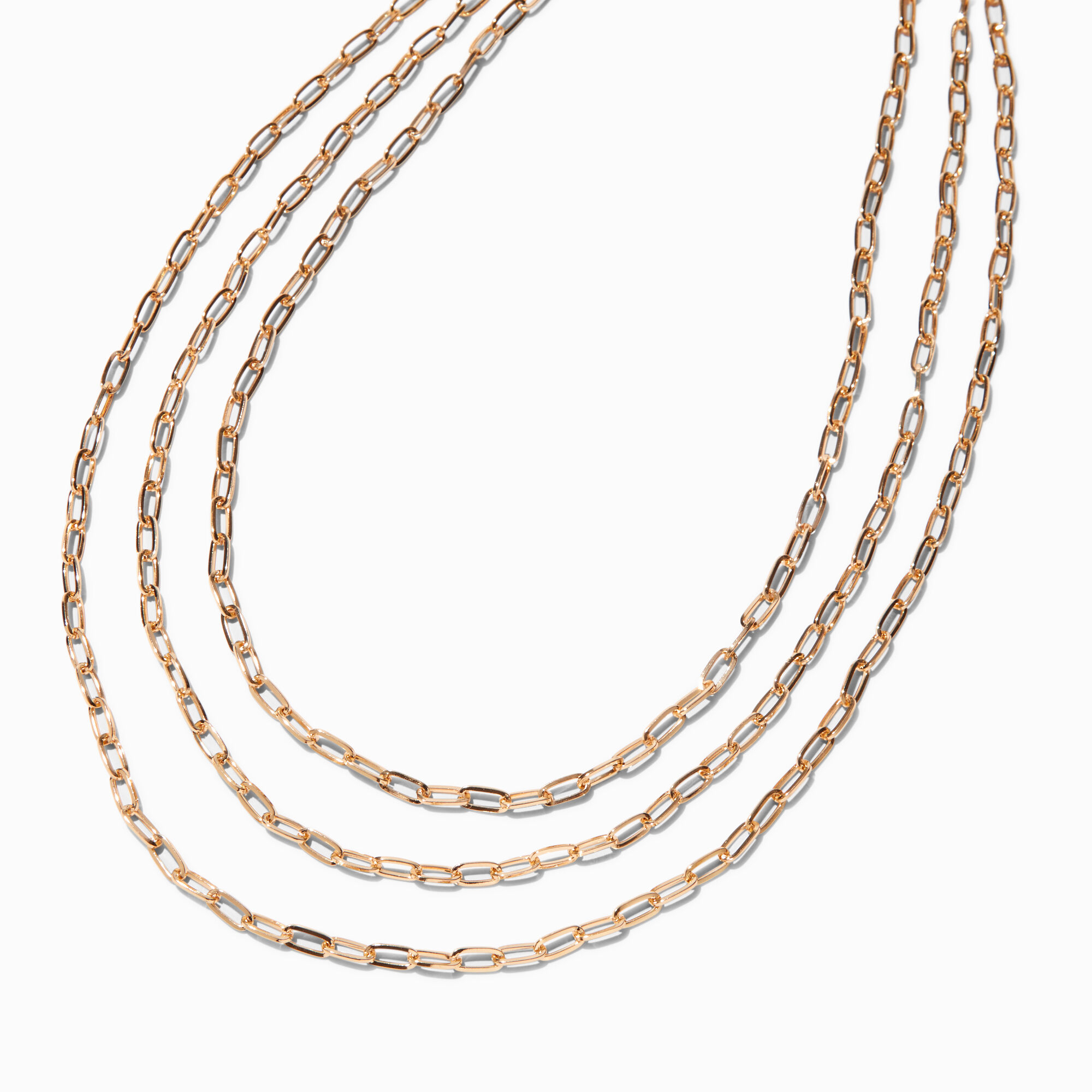 Yellow Gold & Diamond Paperclip Lariat Style Necklace | Lee Michaels Fine  Jewelry