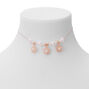 Parure de bijoux perles d&rsquo;imitation flocon de neige pour les f&ecirc;tes Claire&#39;s&nbsp;Club - Couleur dor&eacute; rose,